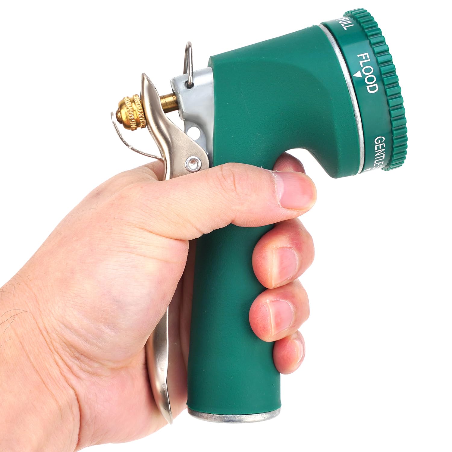 GUDWING universal-fit nozzle fits most hoses for easy setup.