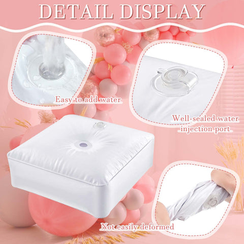 Gueevin arch kit balloon stand featuring 3D design for sturdy, tall displays.