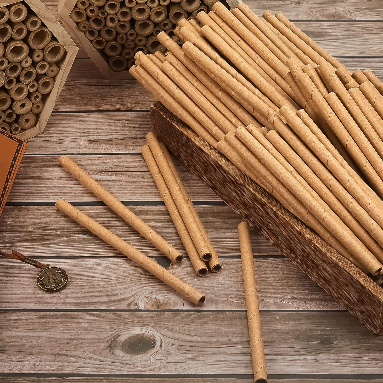 Gueevin beehive tubes with 8 mm inner diameter detail.