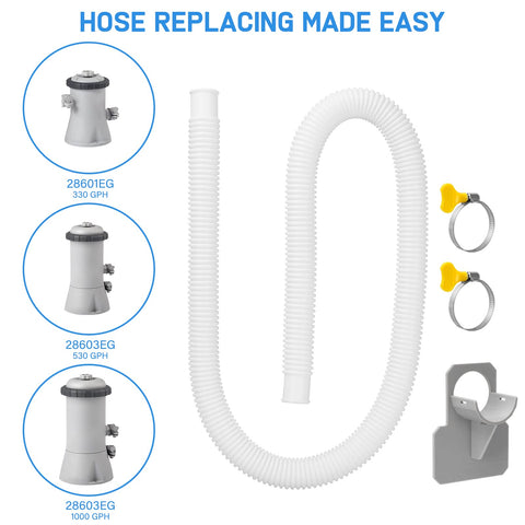 GUEQUITLEX pool hose brackets provide sturdy support for pool setups