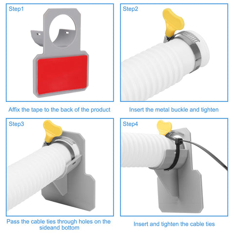 GUEQUITLEX pool hose tapes help tidy installation and prevent leaks