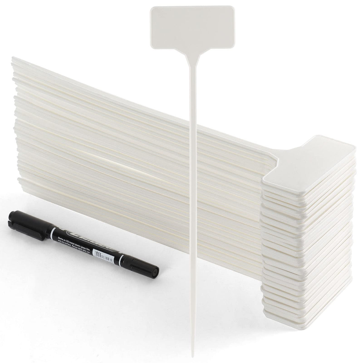 GUFJUCH garden markers 11-inch tall for easy labeling outdoors.