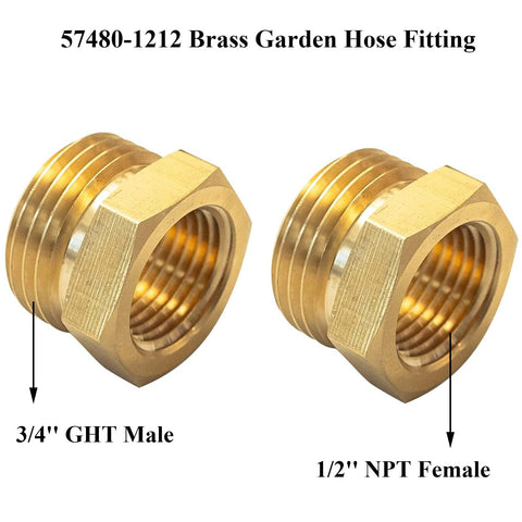 Gugaguga brass hose connector supports quick outdoor irrigation setups.