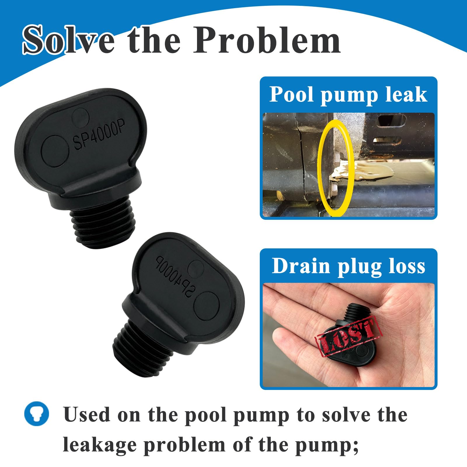 Gugaguga SPX4000FG leak-proof seal helps maintain efficient water flow.