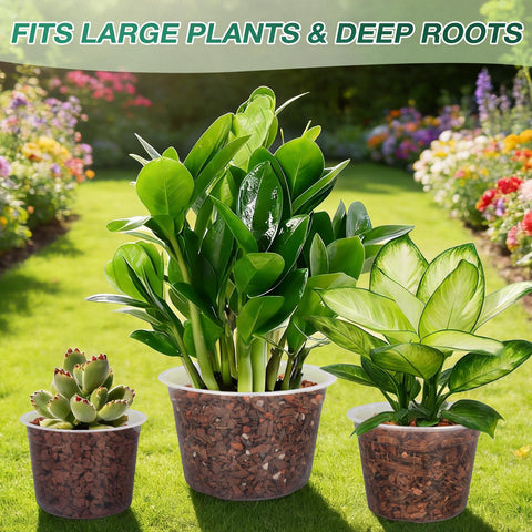 GUGEMEI durable lightweight plastic nursery pot for repeated use
