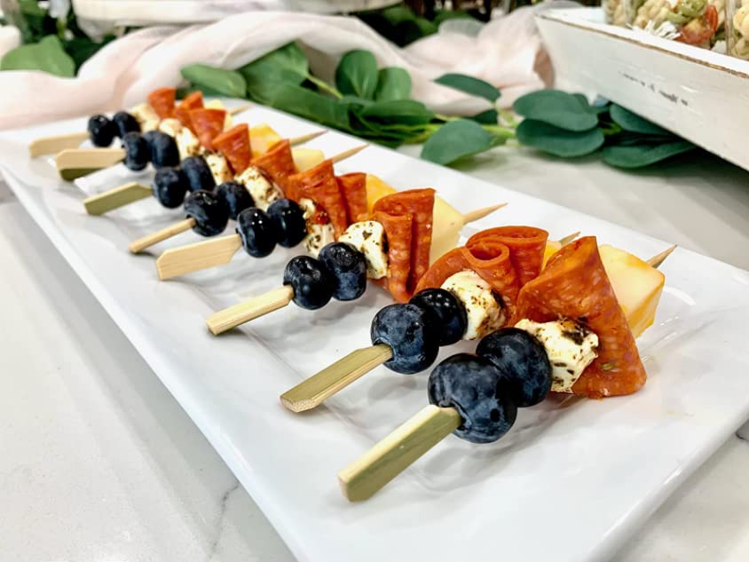 GuGen handpicked quality bamboo paddle picks ensure clean, safe serving.