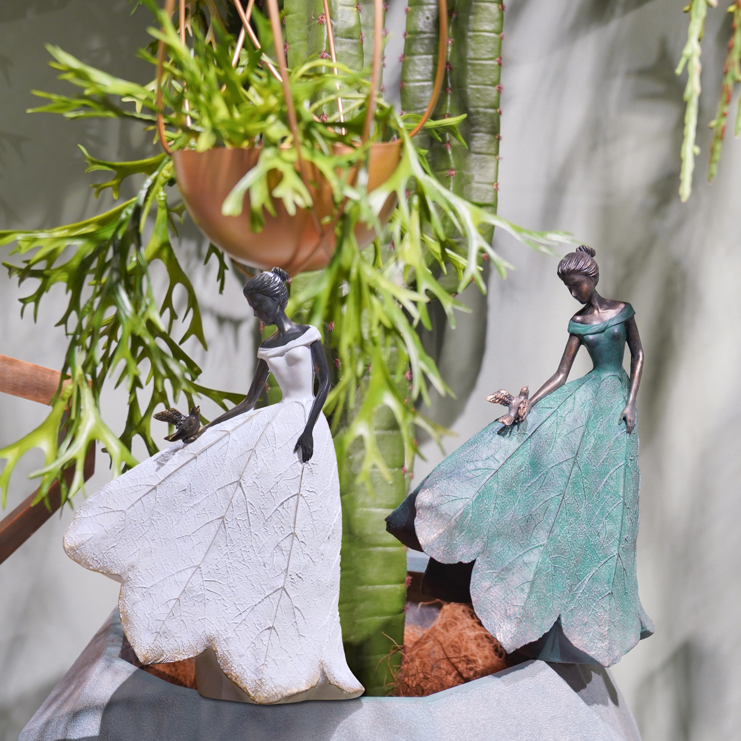 Guichifun angel girl on a shelf offers elegant indoor focal point
