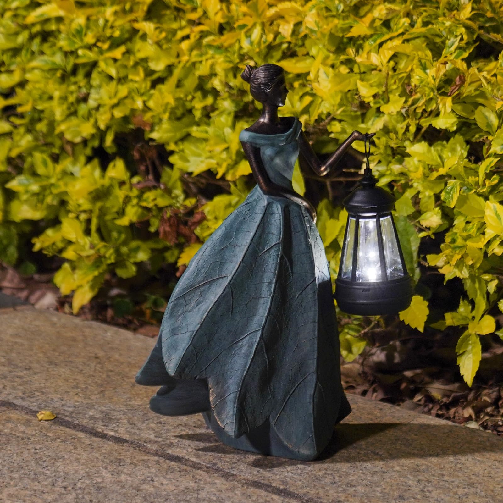 Guichifun garden statue is a durable resin piece for outdoor use