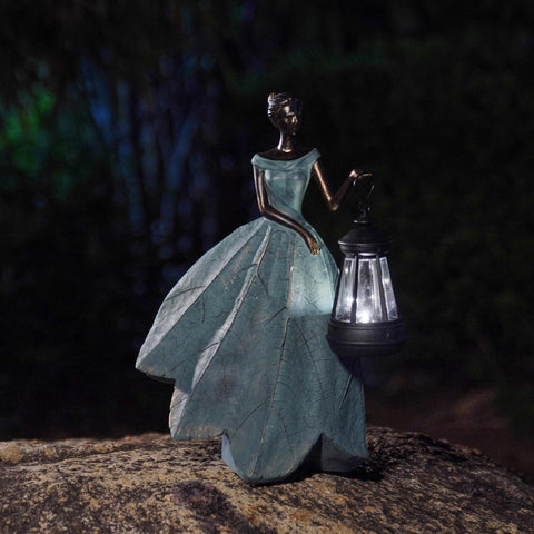 Guichifun decorative angel light enhances porches and lawns with a soft glow