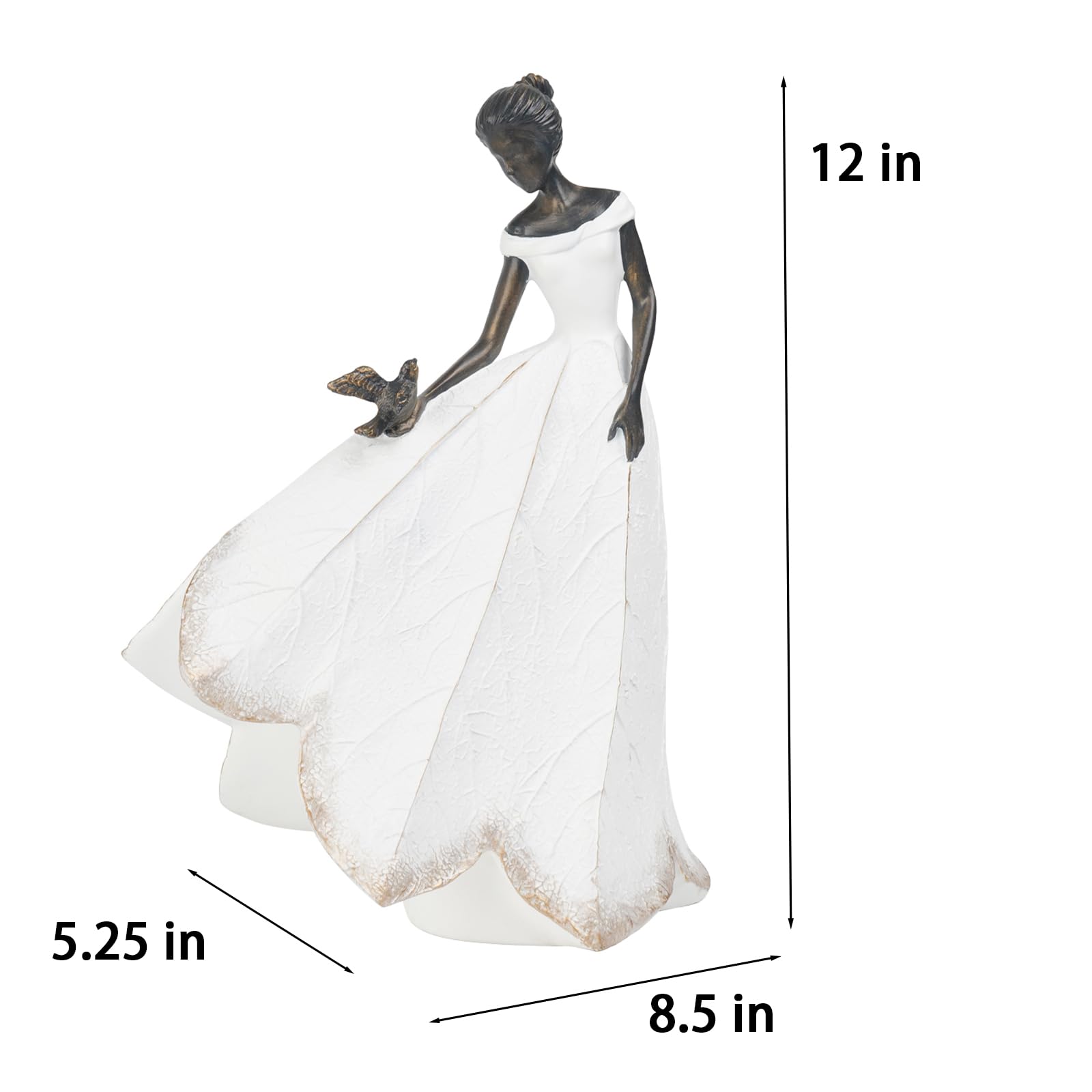 Guichifun retirement-style angel statue serves as gift-ready decor.