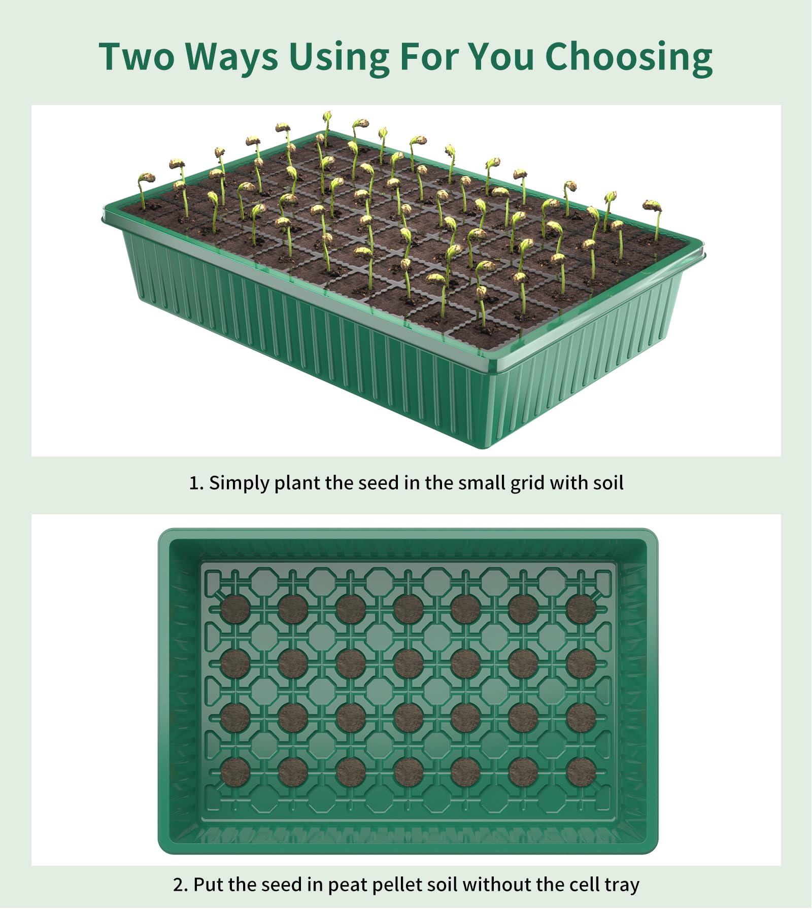 Guioiby clear base tray for easy drainage and quick cleanup.