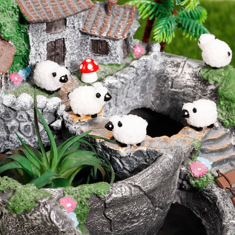 Guiqulai desk ornament sheep, compact decor for workspaces