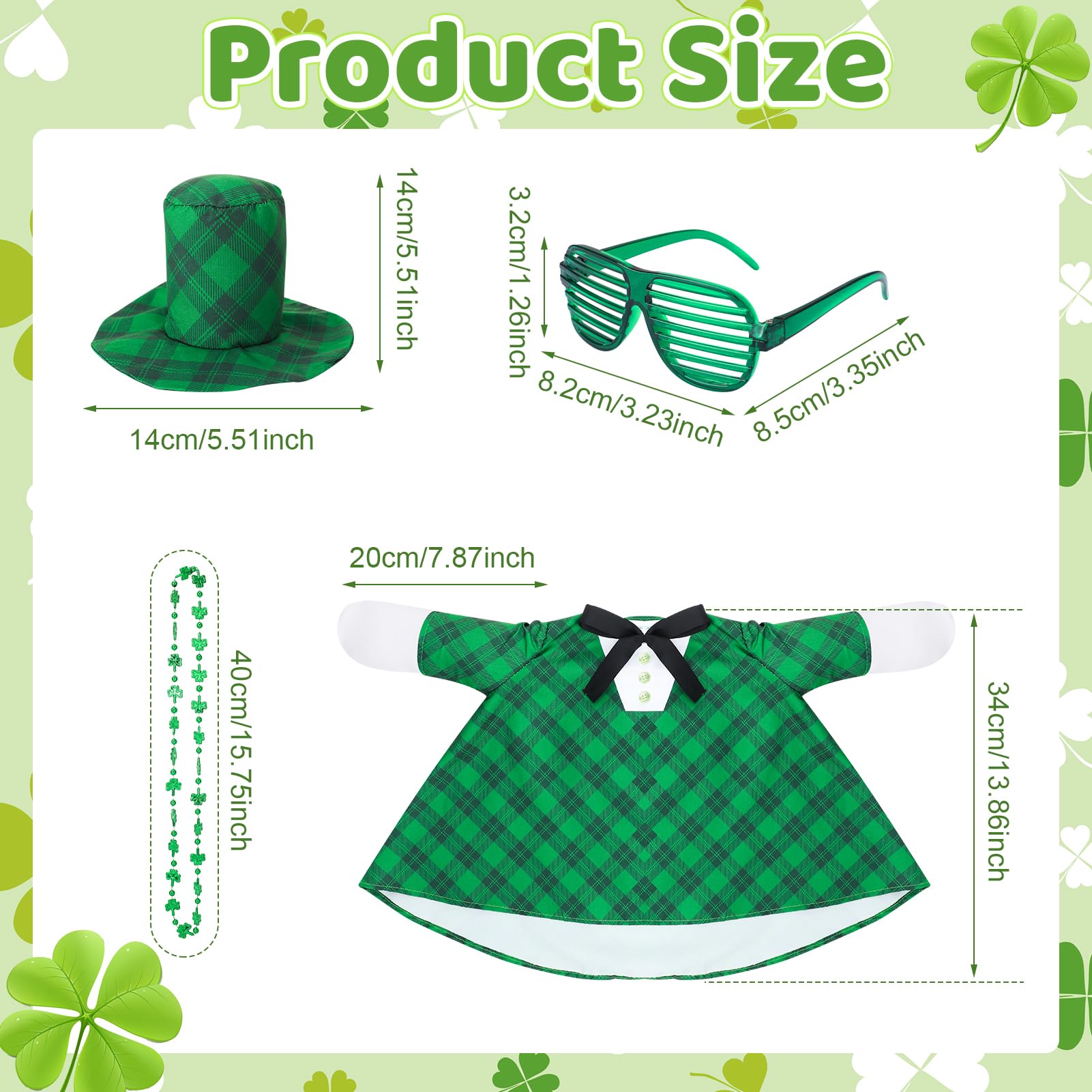 Guiqulai porch goose hat completes a playful St Patrick's Day look outdoors