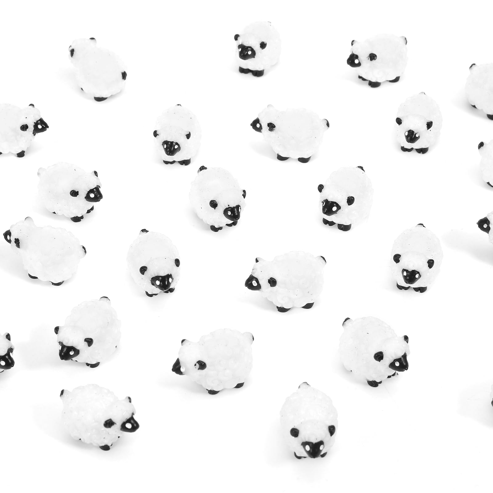 Guiqulai shadow box sheep figurines to enhance miniature scenes