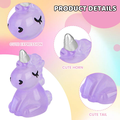 Guiqulai six-color unicorn set for vibrant moss gardens and mini landscapes.