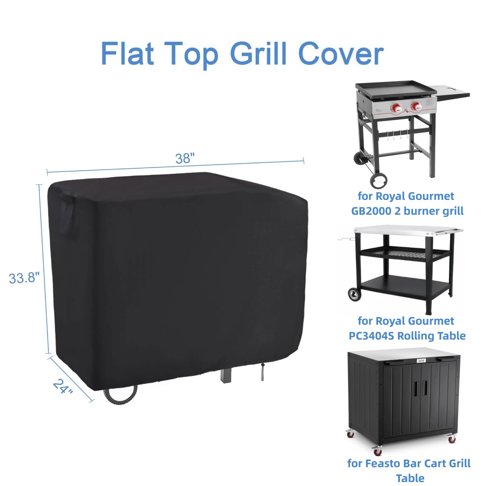 Guisong cover compatible with Feasto table and rolling tables