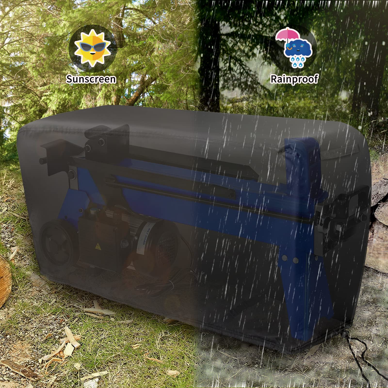 Guisong outdoor protection keeps your wood splitter ready for use