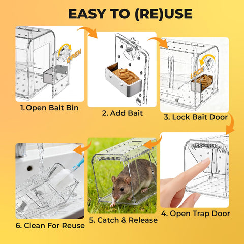 Guistekno size guide helps target small mice effectively.