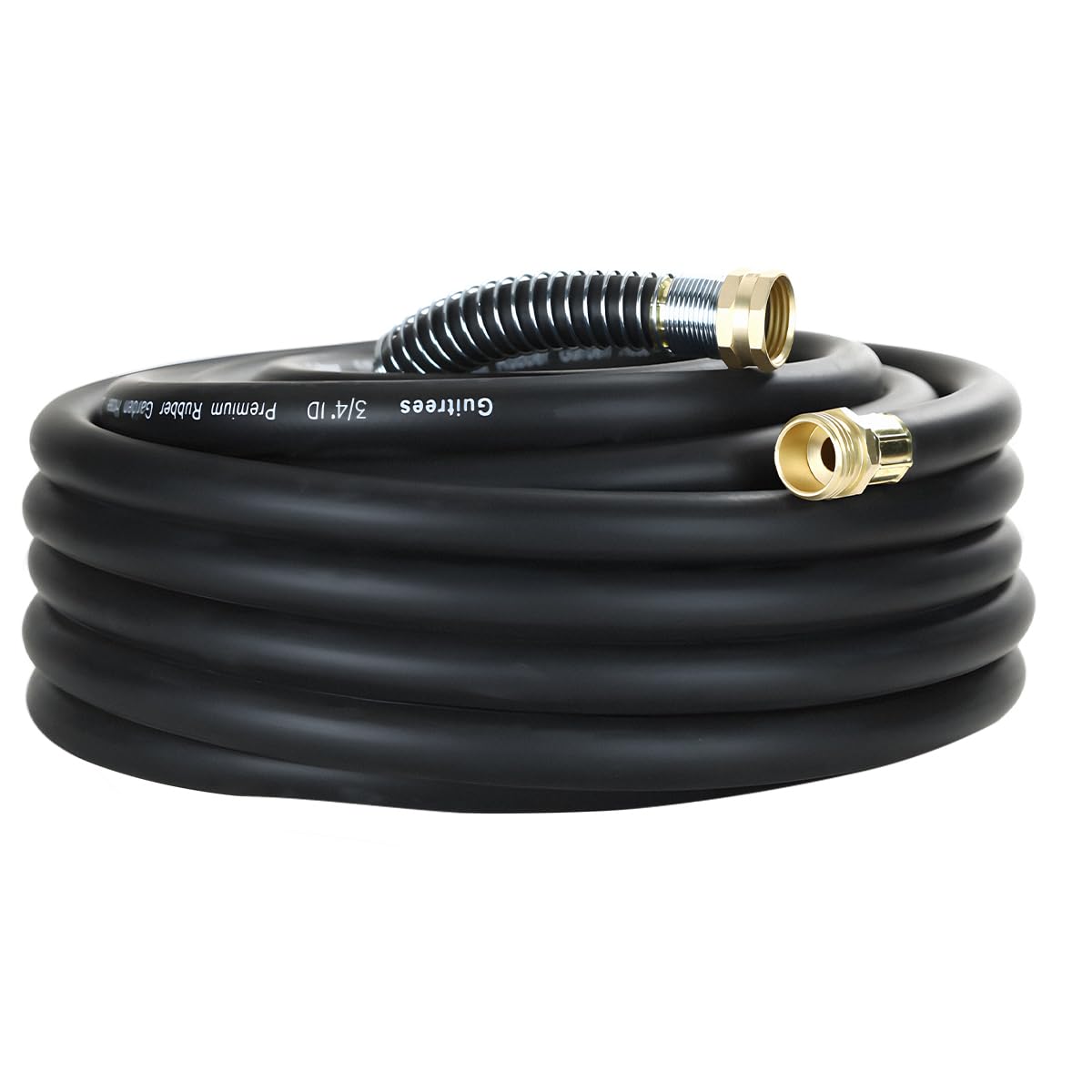 Guitrees 25ft braided hose close-up showing durability for steady garden watering.