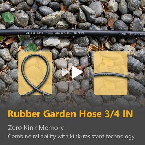 Guitrees five-layer braided hose delivering long-lasting durability and kink resistance.