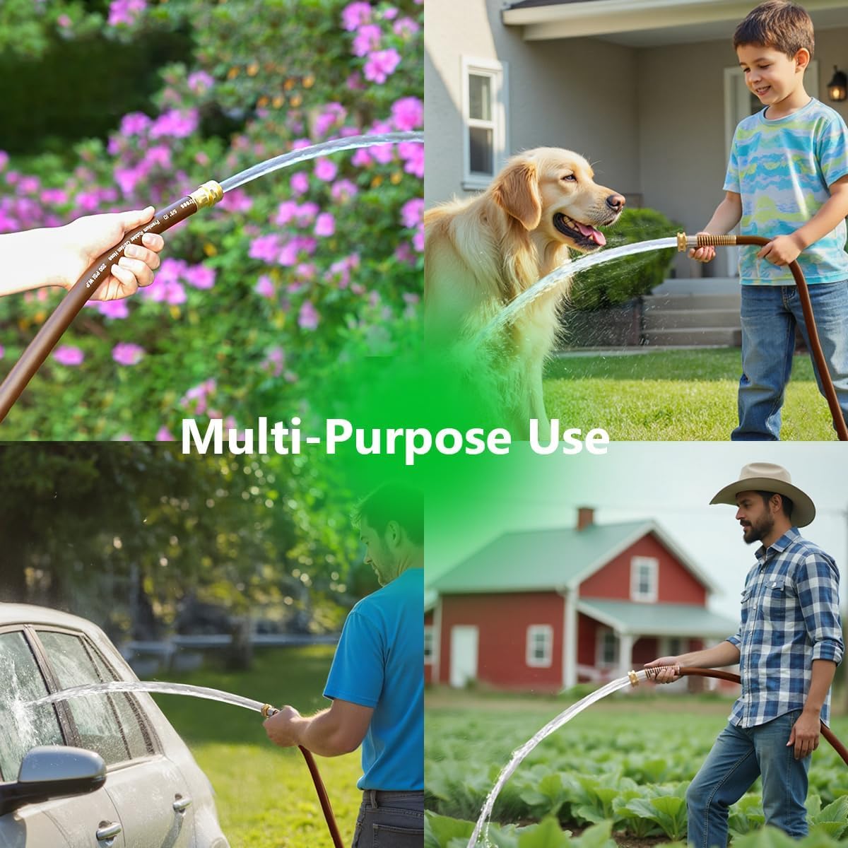 Guitrees garden tool essential hose makes outdoor watering quicker and easier.