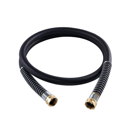 Guitrees Leader Garden Hose 5ft coiled for easy storage and quick watering tasks.