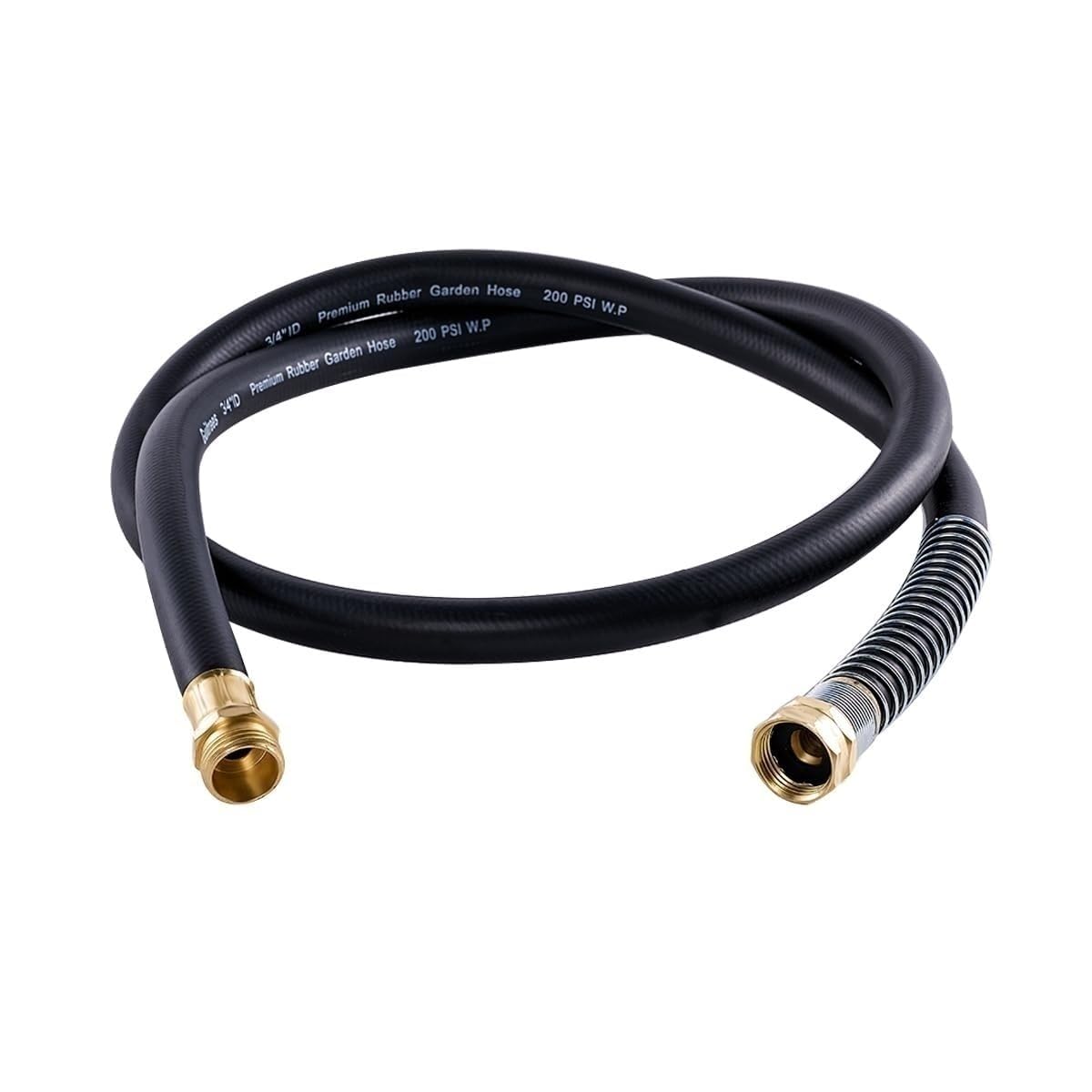 Guitrees Leader Hose 5ft in action for garden watering and easy maneuverability.