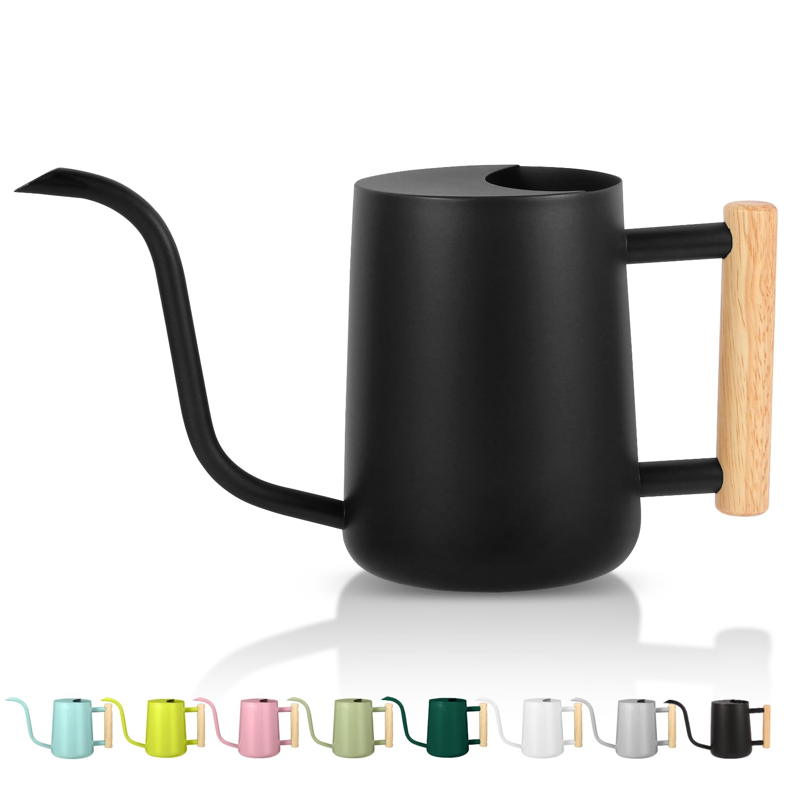 GUKJOB plant watering can 35oz in stainless steel for precise indoor watering