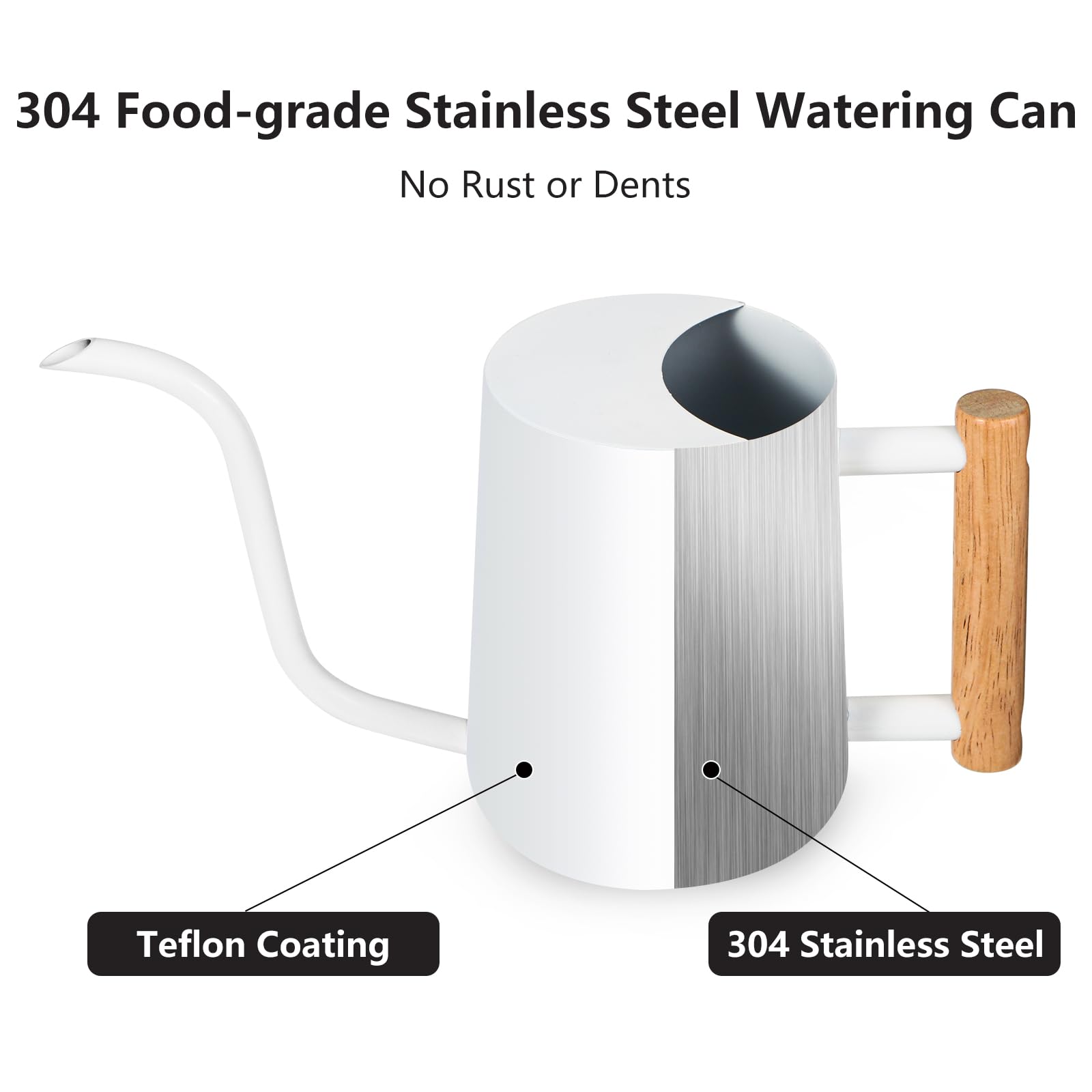 GUKJOB decorative watering can blends modern design with functionality