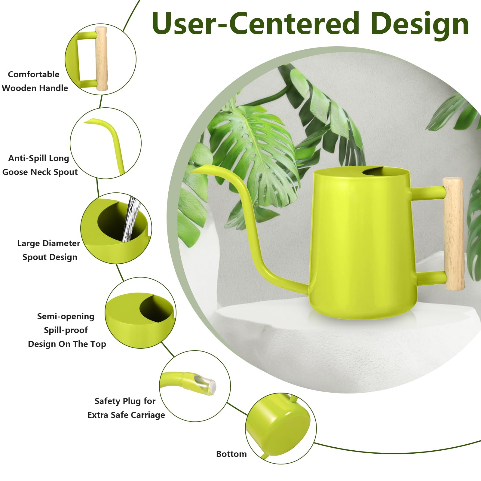 GUKJOB modern decorative design complements home while tending plants.
