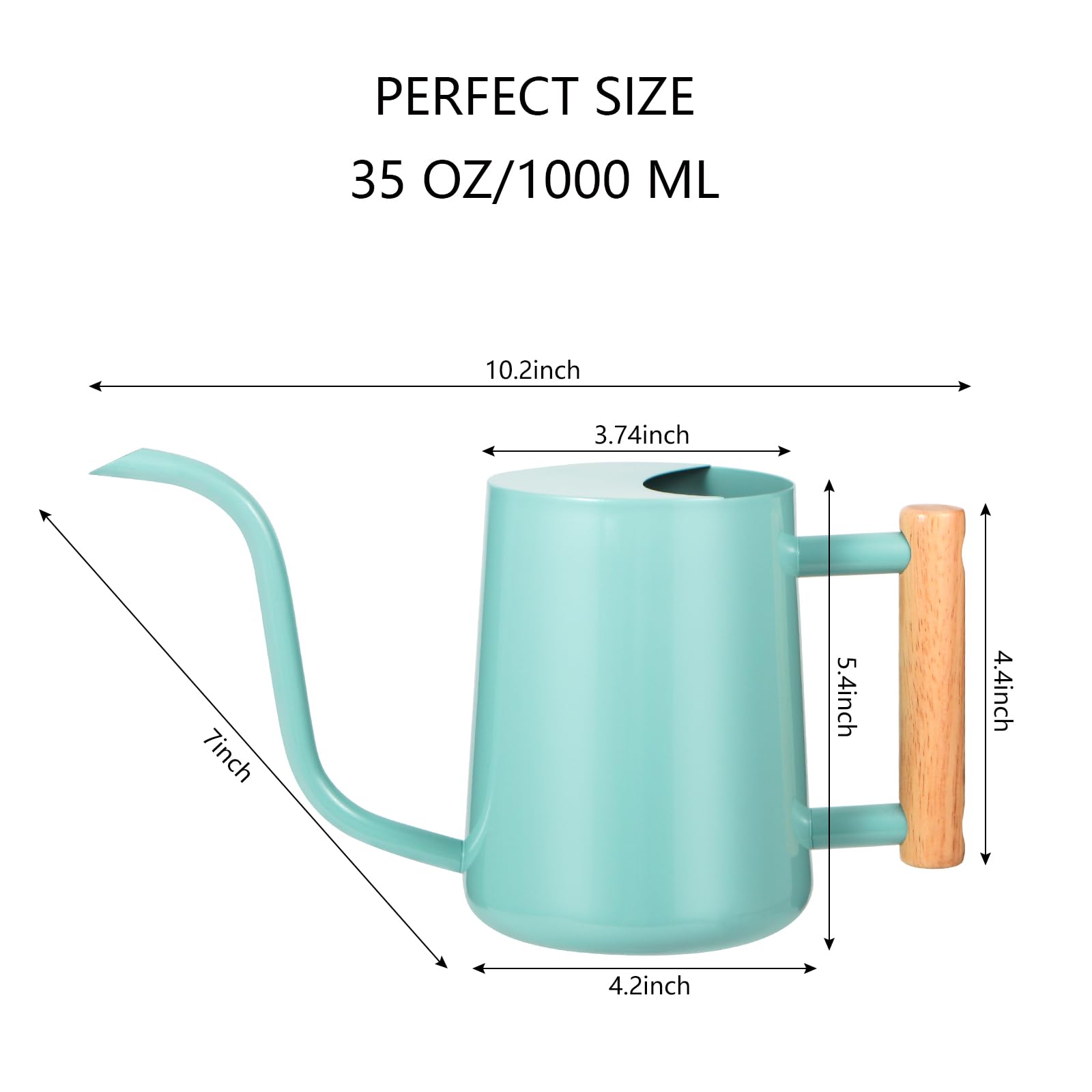 GUKJOB 35oz can is ideal for small houseplants, bonsai, and flowering plants