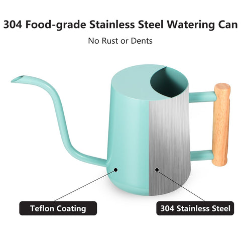 GUKJOB stainless steel watering can resists rust for lasting use