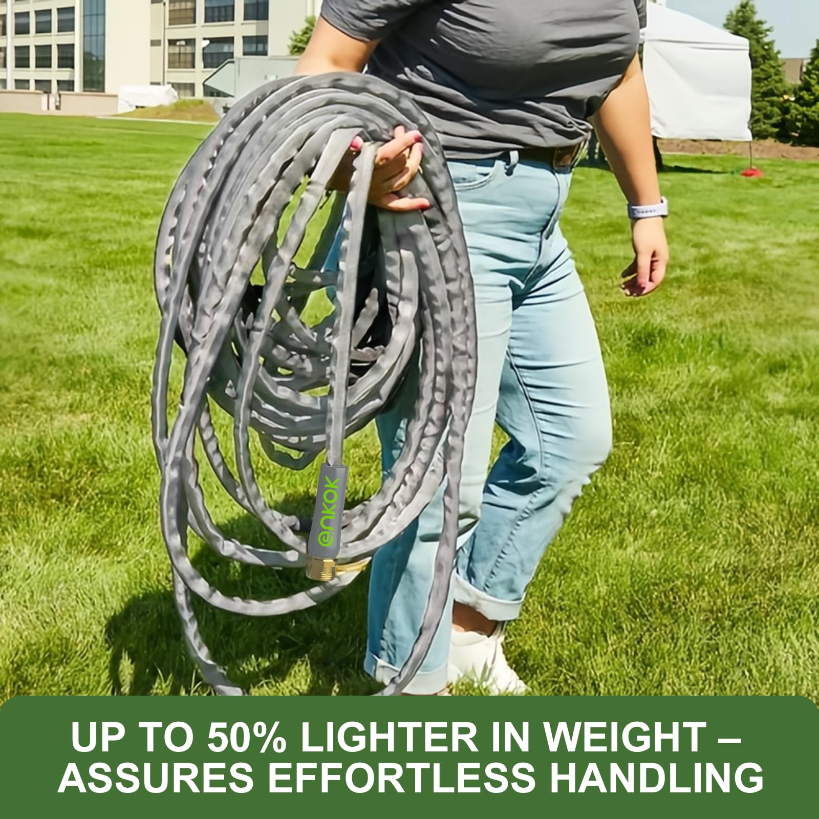 GUKOK 100ft hose made with lead-free materials safe for family and pets