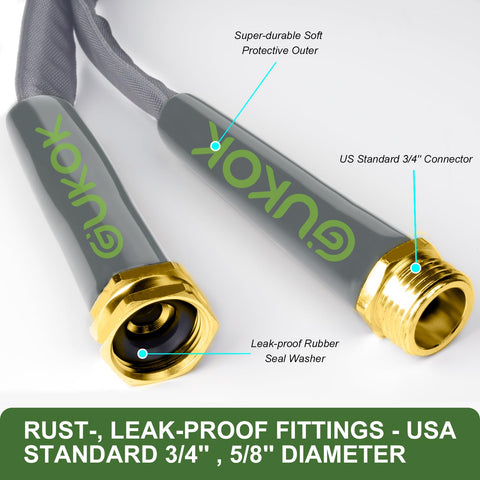 GUKOK kink-free hose ensuring smooth water flow during garden tasks
