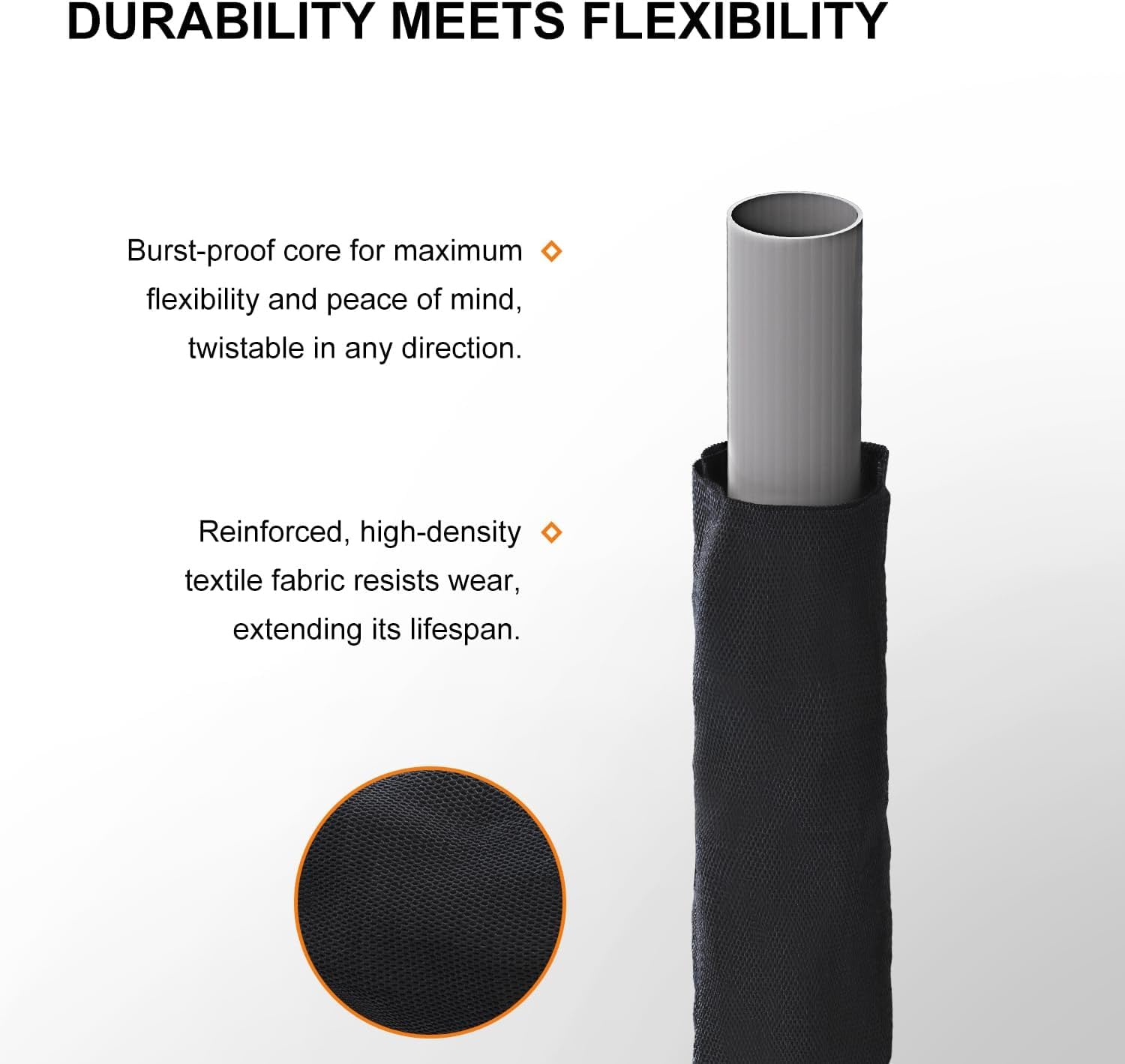 GUKOK weather-resistant outer layer guards against sun and rough surfaces.