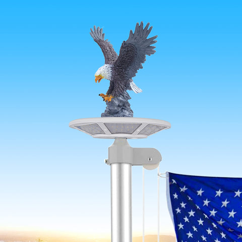 GULADUS flag topper provides a striking focal point for universal flagpoles.