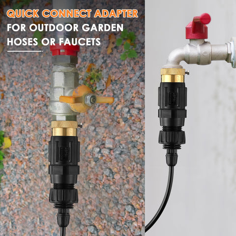 Gulfmew 25 psi pressure regulator ensuring even distribution to plants