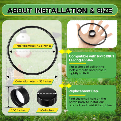 Gulfmew poultry waterer parts kit simplifies maintenance and spare-part planning.