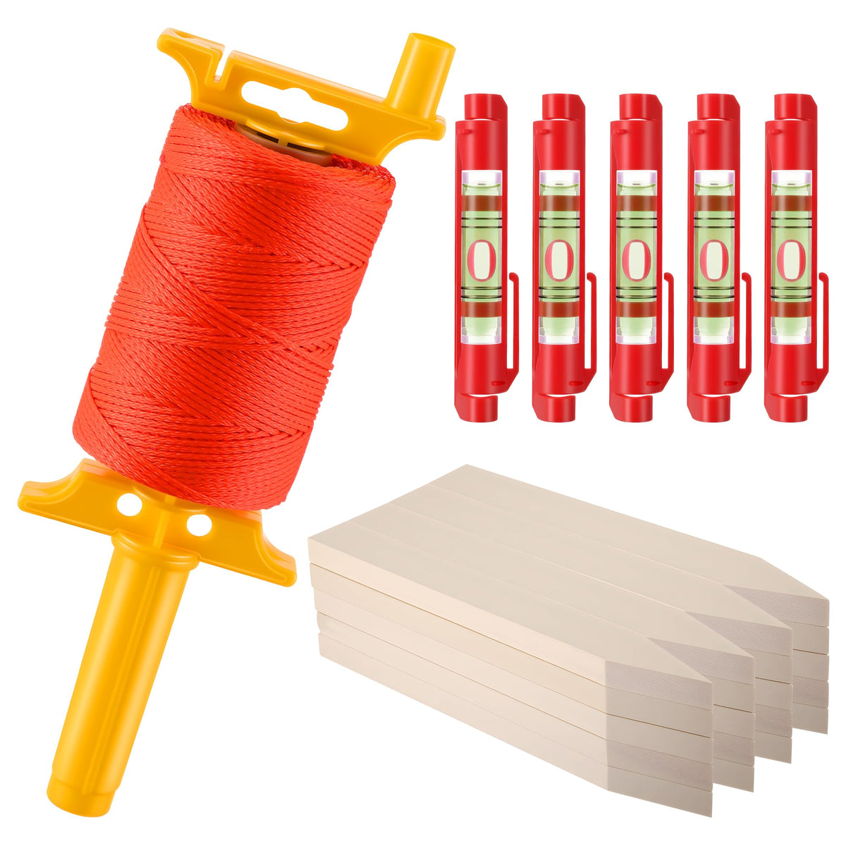 Gulfmew construction string line kit with handle for easy grip during setup.