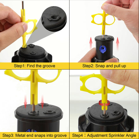 Gulfmew durable metal tools with bright yellow finish for easy spotting