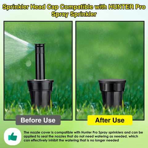 Gulfmew nozzle cover function sealing unused Hunter Pro nozzles