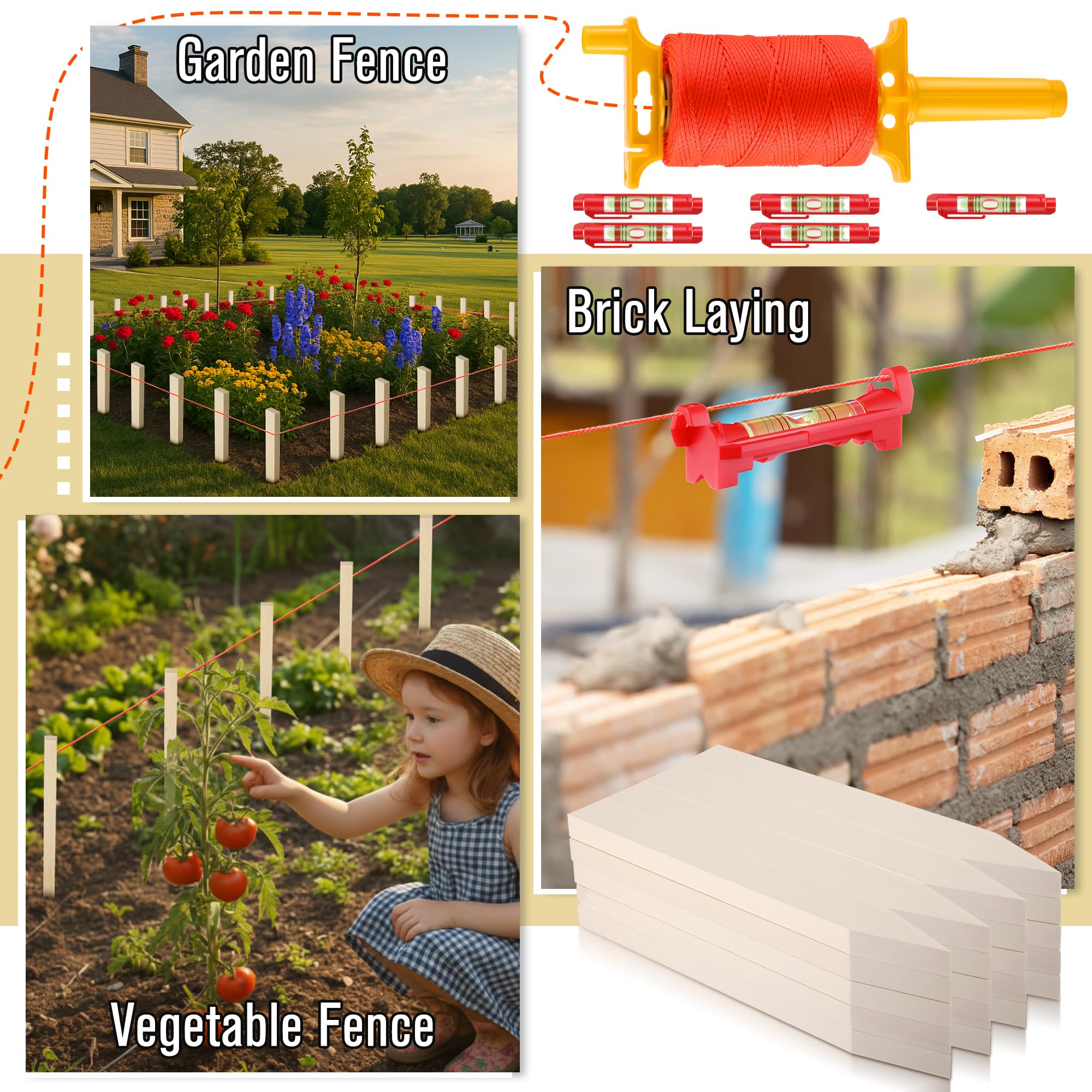 Gulfmew outdoor DIY kit supports marking and measuring across projects.