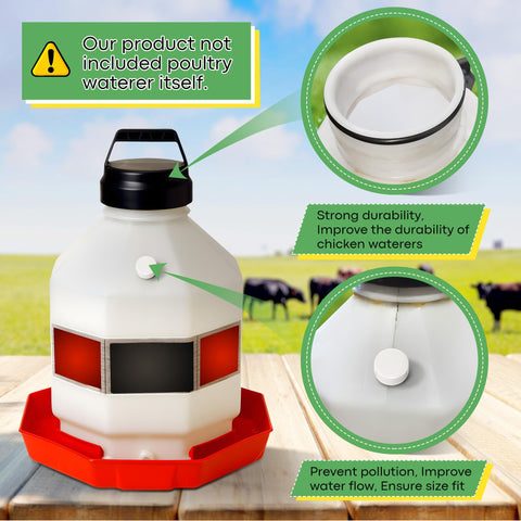 Gulfmew parts kit packaging for backyard poultry waterers.