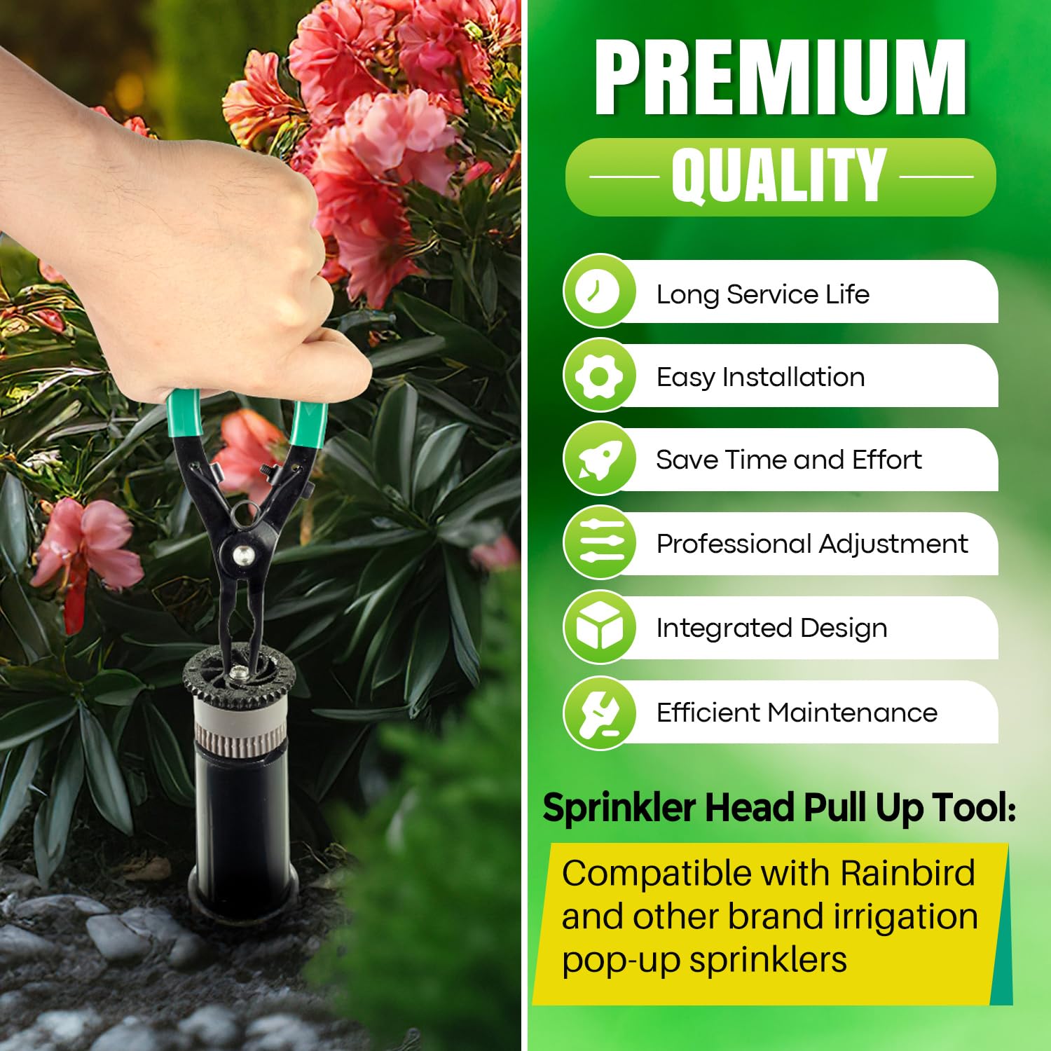 Gulfmew compatible with Rain Bird and Hunter systems for pop up sprinklers