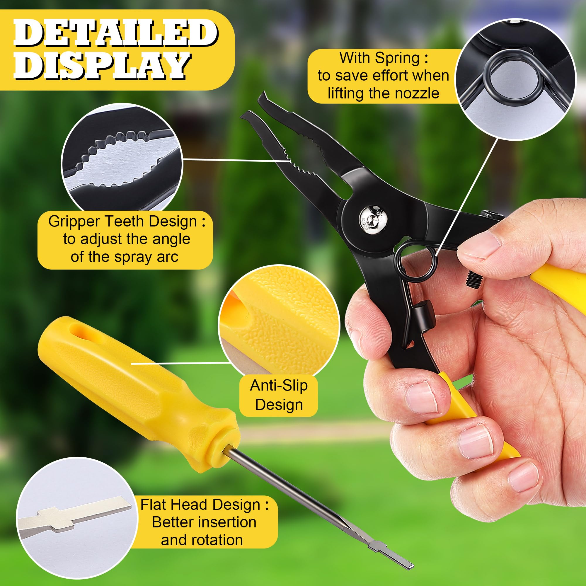 Gulfmew rotor adjustment screwdriver enables precise control.