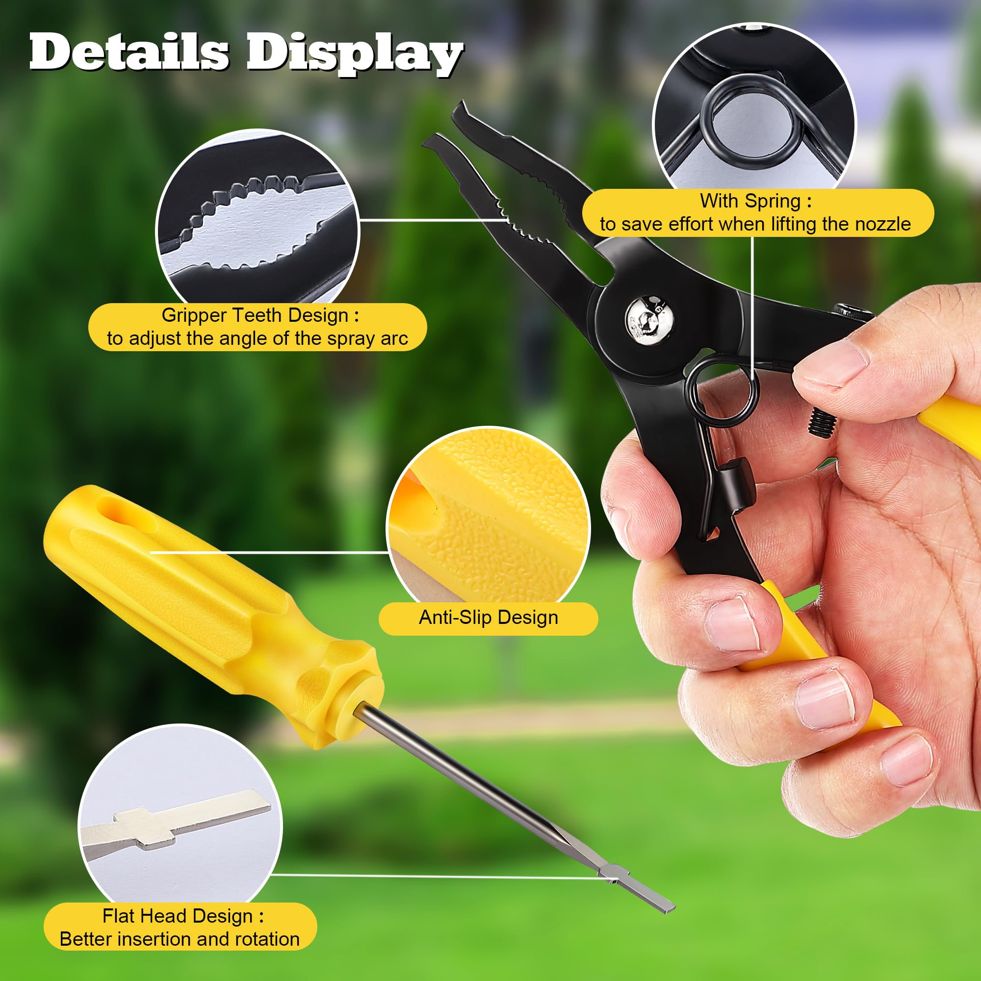 Gulfmew rotor tool lifting nozzle exposed for precise angle tweaks
