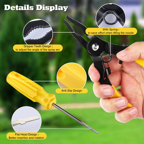 Gulfmew rotor tool lifting nozzle exposed for precise angle tweaks