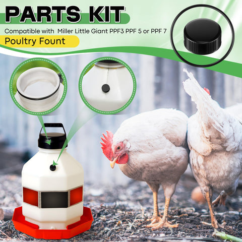 Gulfmew black caps and o rings provide tidy appearance and reliable seals.