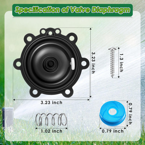 Gulfmew spare diaphragm spring included for contingency repairs.