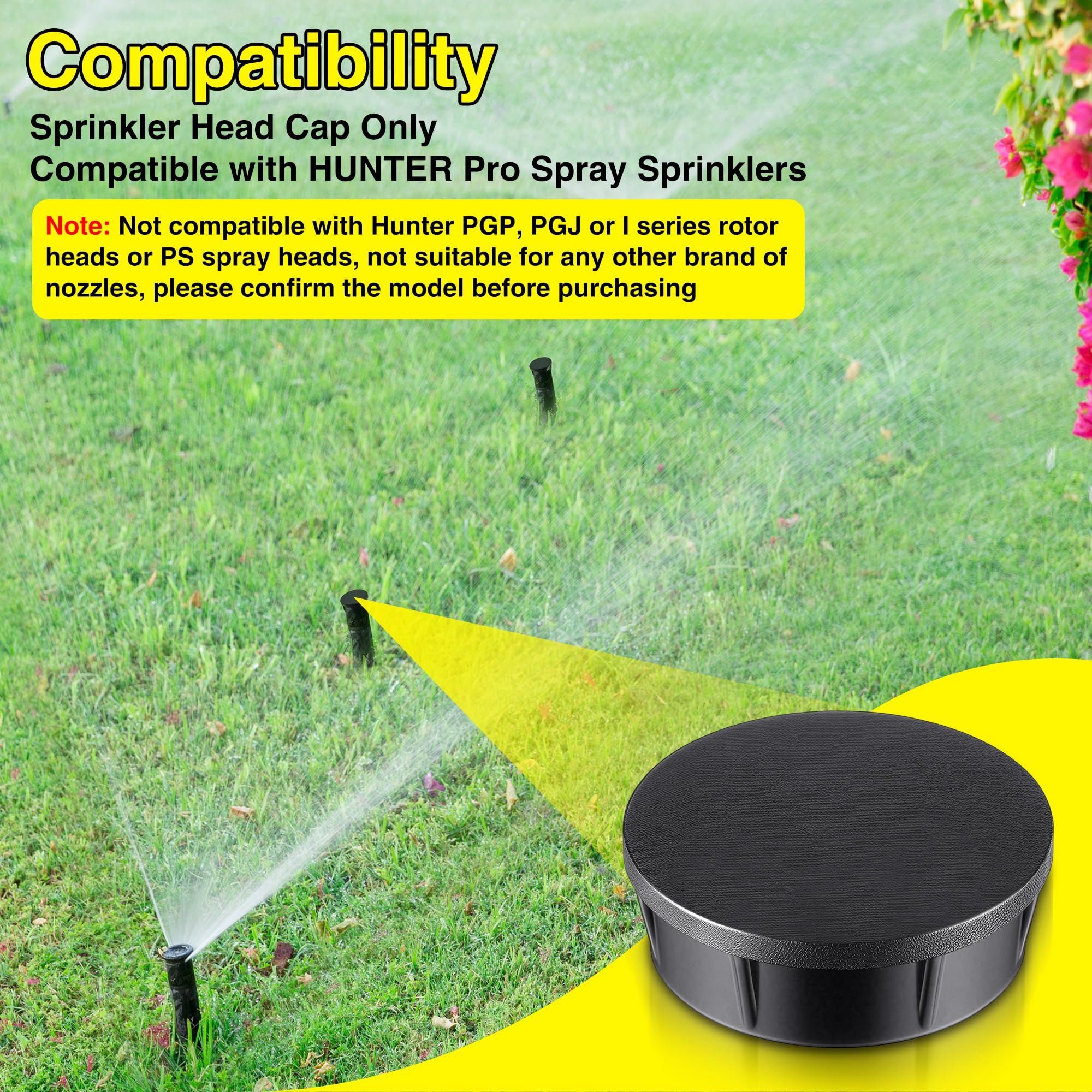 Gulfmew sprinkler cap installation being performed easily
